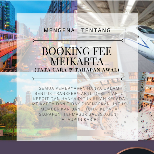 booking fee meikarta dan penjelasan tentang tata cara